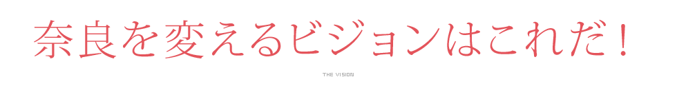 奈良を変えるビジョンはこれだ!
